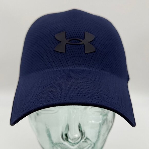 Under Armour Stealthform Uncrushable Hat Cap Strapback Blue Black Size L/XL - Picture 1 of 9